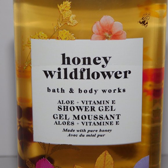 Bath & Body Works Honey Wildflower Shower Gel 10 fl oz NEW SEALED - Picture 2 of 6